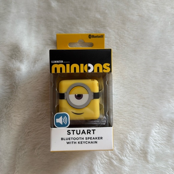Minions Stuart Bitty Box Bluetooth Speaker with Keychain - Picture 1 of 5